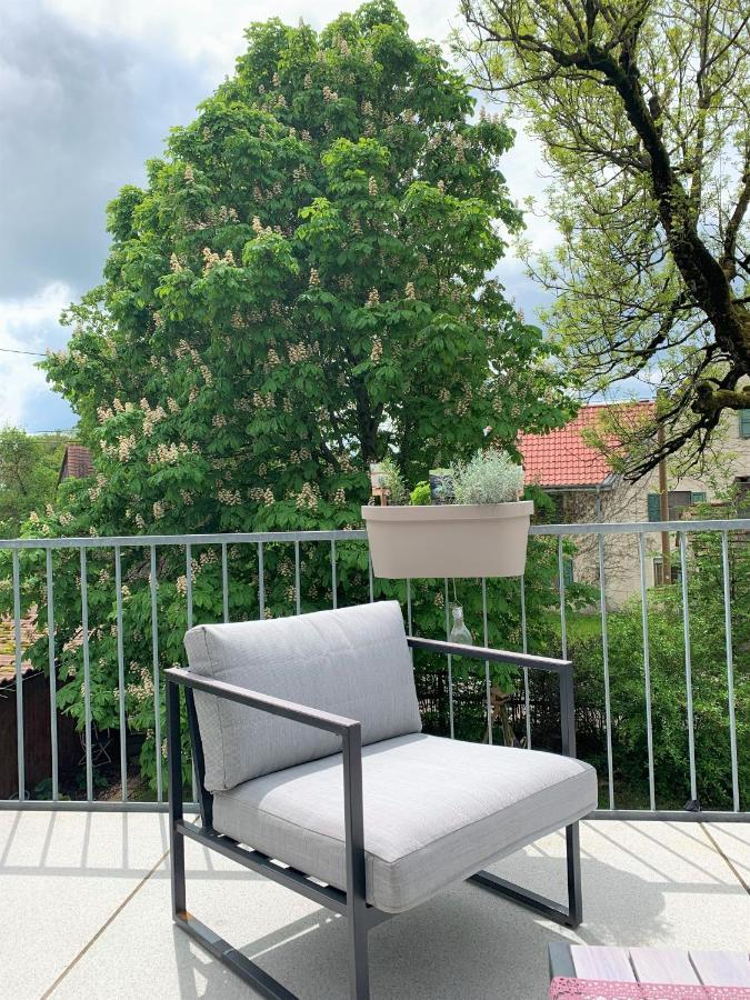 Fe Wo Brunnen - 120 Qm - Ruhige Lage - Viel Natur- Komfortabel - Grosser Balkon Und Garten Memmingen Dış mekan fotoğraf