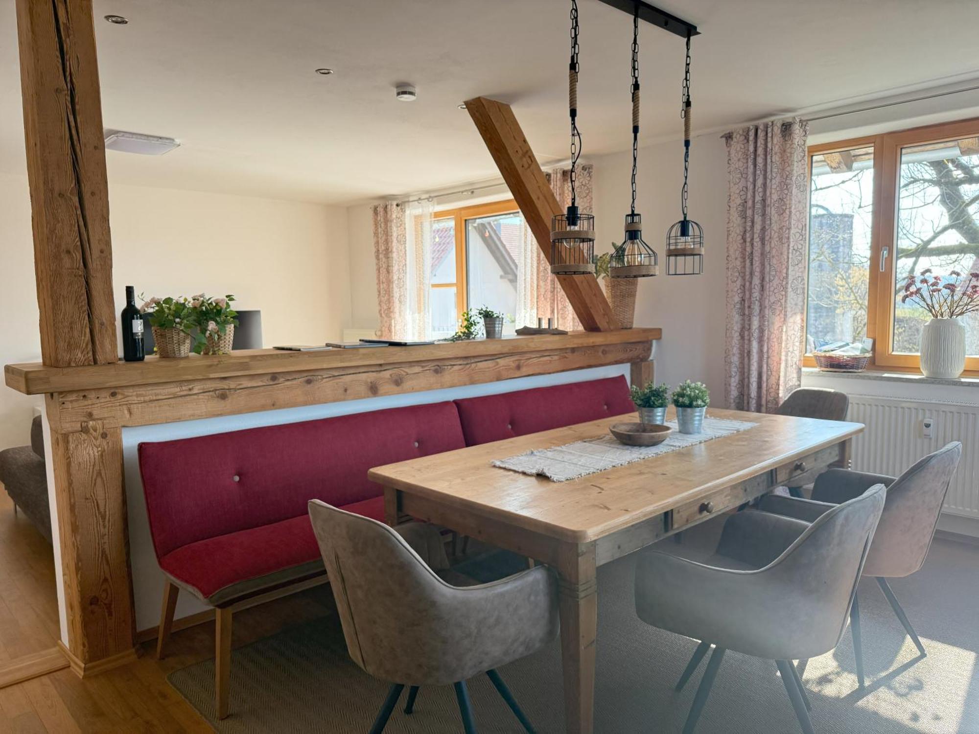 Fe Wo Brunnen - 120 Qm - Ruhige Lage - Viel Natur- Komfortabel - Grosser Balkon Und Garten Memmingen Dış mekan fotoğraf